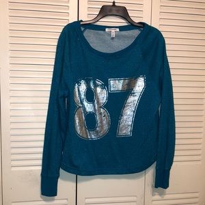 Aeropostale 87 Glitter Long Sleeve